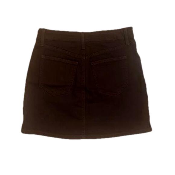 NWT Just Black denim Double Button skirt -Expresso Size XSP - Picture 2 of 5